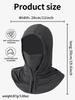 Summer Cooling Balaclava Mask, Uv Protection Hood Mask Breathable Cycling Face Cover Full Head Scarf For Men Women