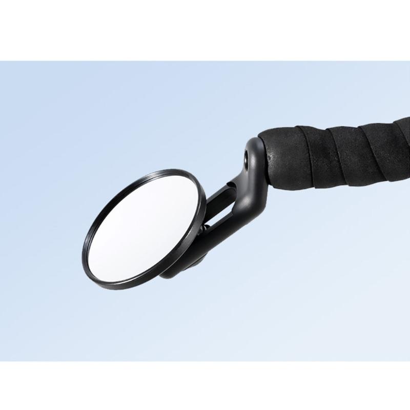 Bicycles Rearview Mirror Adjustable Bicycles Handlebars Mirror Bicycles Handlebars Plug Rearview Mirror Easy to Install