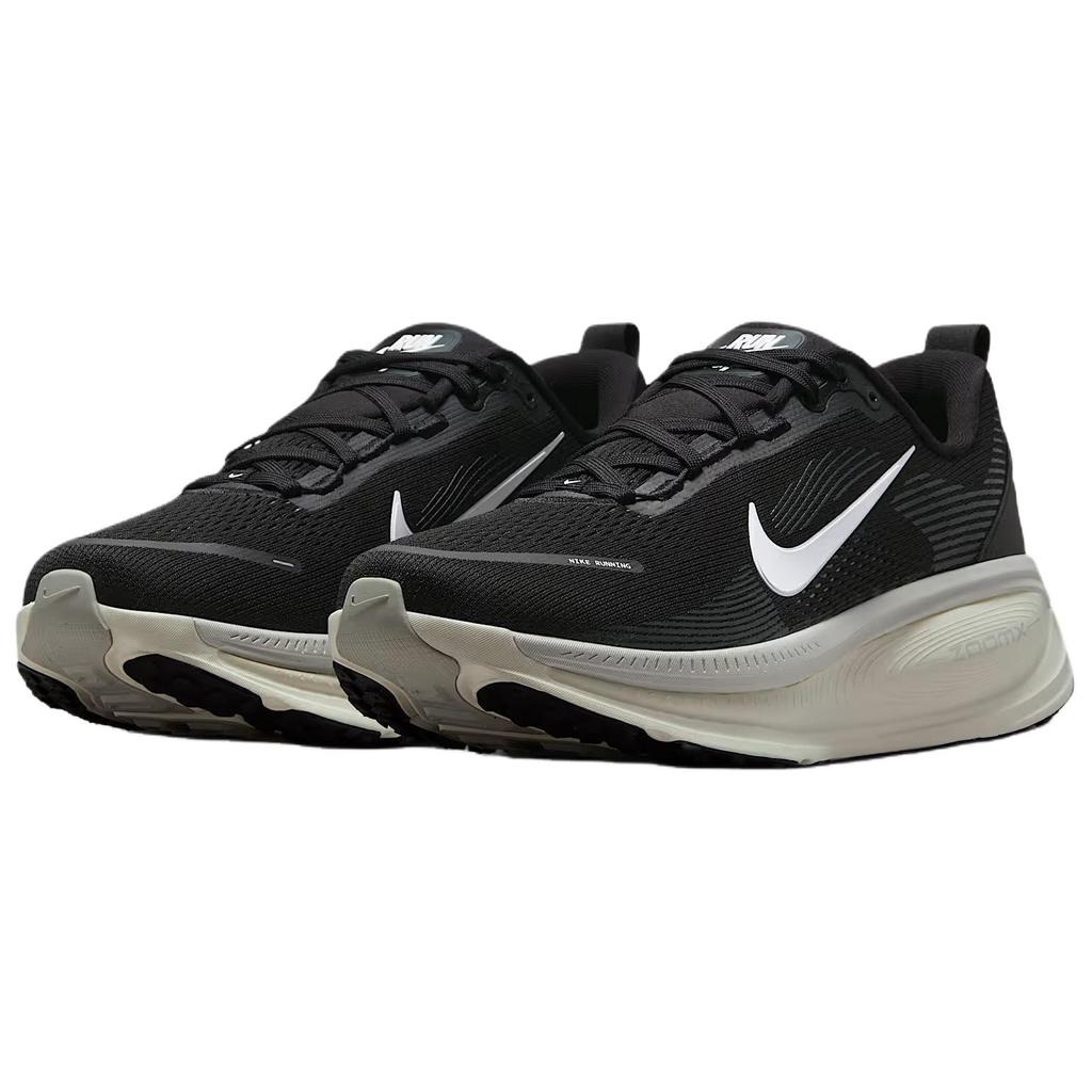 Nike Vomero 18 Men's Black Coconut Milk Light Iron Ore Summit White ZoomX ReactX Cushioned Road Running Sneakers HM6803-007