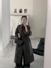 Korean Style High-End Double-Sided Cashmere Coat for Women - Mid-Length, Belted Wool Jacket (2025 Autumn/Winter)