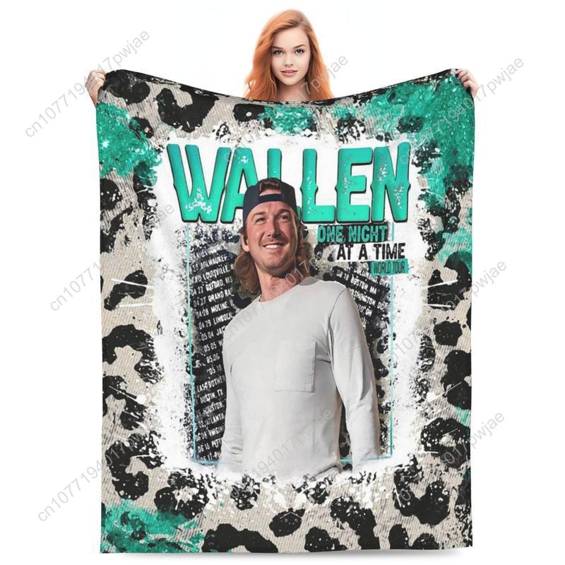 Morgan Star Wallen Blanket Soft Cozy Fleece Plush Throw Blanket All Season Ultra Warm Lightweight Custom Blankets 75cmx90cm