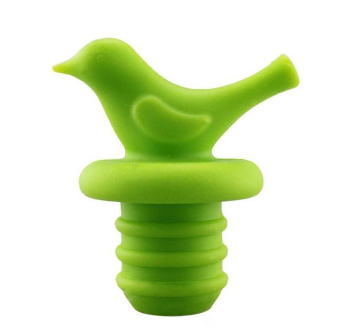 

Силиконовая пробка для бутылок с птицами, силиконы, креативная пробка для бутылки вина, гигиена окружающей среды, нетоксичная