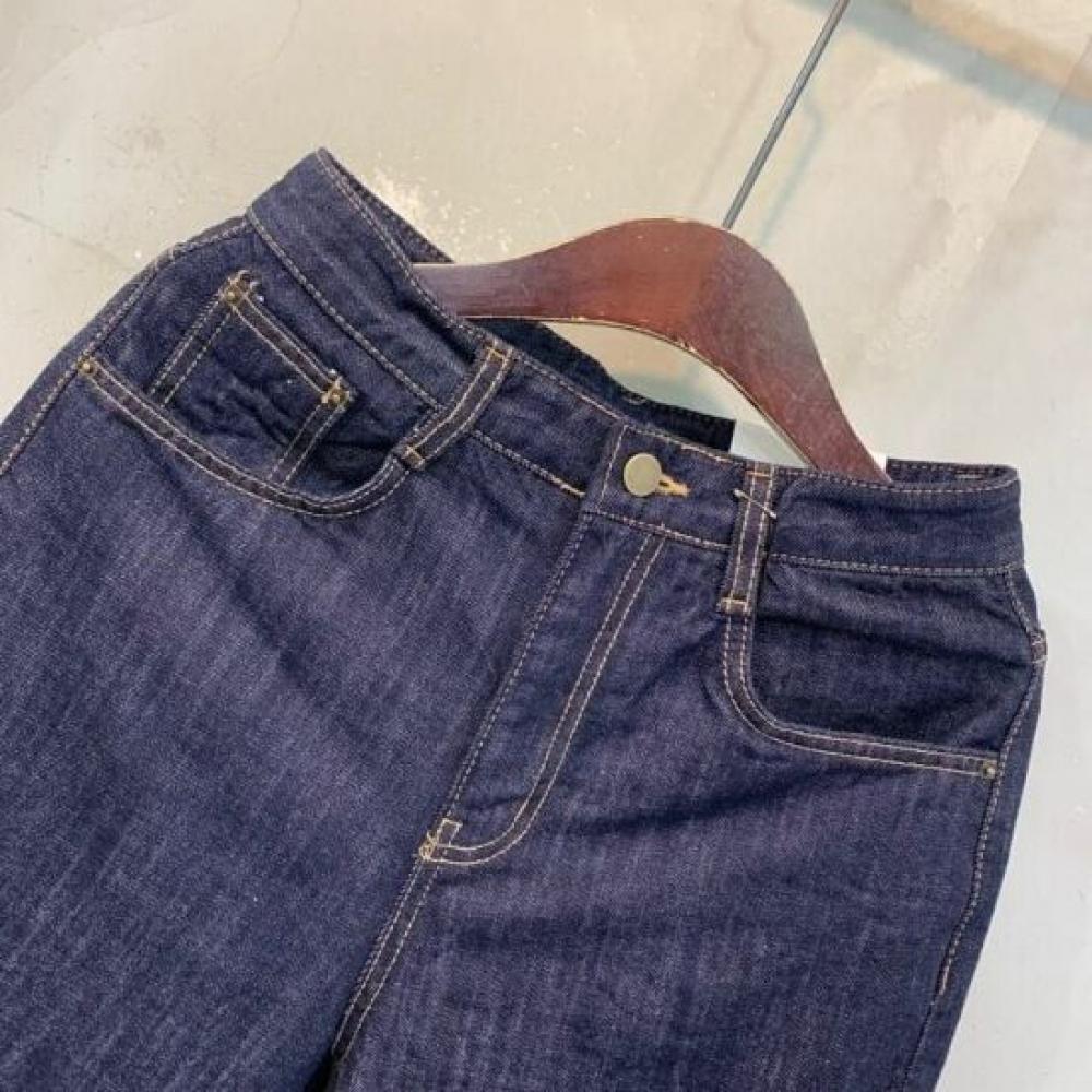 C S In The Room Women Wide Denim pantS One Color