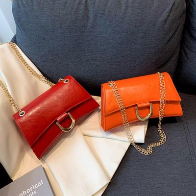 Korean Version of Urban Simple Small Square Bag 2025 Autumn and Winter New Fashion Chain Personalized Ins Women's Shoulder Messenger Bag