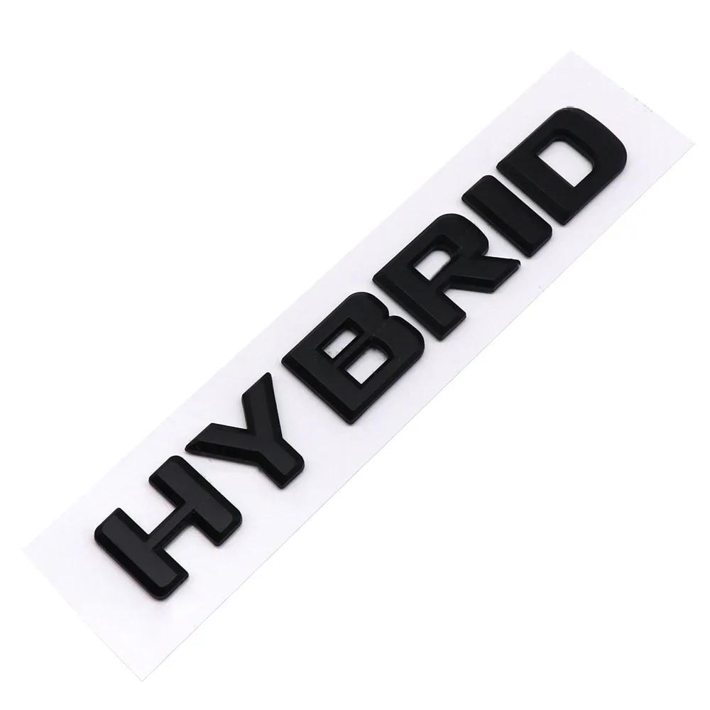 3D ABS Car Side Badge Rear Trunk Decal Sticker for Mercedes Benz HYBRID Emblem W176 W168 W207 W204 W213 CLK GLA SLK S300 G500
