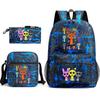 Rhythm Box Peripheral Elementary School Bag Large Capacity Starry Sky Backpack Three-piece Set