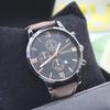 4pcs Set Fashion Sunglasses Men's Leather Wallet Outdoor Watch Men's Men's Glasses for Men Include Bracelet Box for Holiday Gift