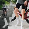Men's Mid-Calf Compression Cycling Socks - Breathable for Spring/Autumn
