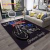 Vintage Motorcycle Retro Carpet Rug for Home Living Room Bedroom Playroom Sofa Doormat Decor,Kid Area Rug Non-slip Floor Mat