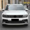 For Tiguan MK2 2016- Front Bumper Mesh Center Grille Grill Moulding Strips Cover Trim