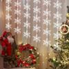 600Pcs Large Christmas Snowflakes Ornaments Xmas Tree Hanging Glitter Snow Flake Decoration DIY New Year Garlands Home Decor