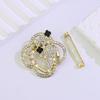 Korean Style Cute Lucky Clover Brooch for Women's Scarves and Clothes