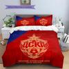 CSKA Moscow Football Club  Pattern Bedding Quilt Set  Home Decoration  Gift (1 * duvet cover + 2 * pillowcase  without core)