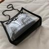 Pvc Small Shoulder Bag With Chain Strap For Daily Casual Wear