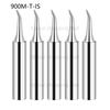 5PCS Soldering Iron Tips 900M-T Solder Tip Replacement Solder Welding Replacement Tip Kit Use Lead-Free Welding Tips Head