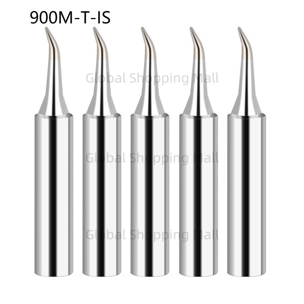 5PCS Soldering Iron Tips 900M-T Solder Tip Replacement Solder Welding Replacement Tip Kit Use Lead-Free Welding Tips Head