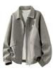 Spring & Autumn Youth Men’s Retro Leather Workwear Jacket - Japanese Hong Kong Trend
