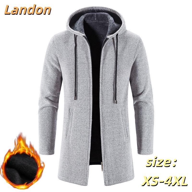 Autumn and Winter Plus Velvet Trend Handsome Color All-match Cardigan Chenille Outer Sweater Sweater Jacket Windbreaker