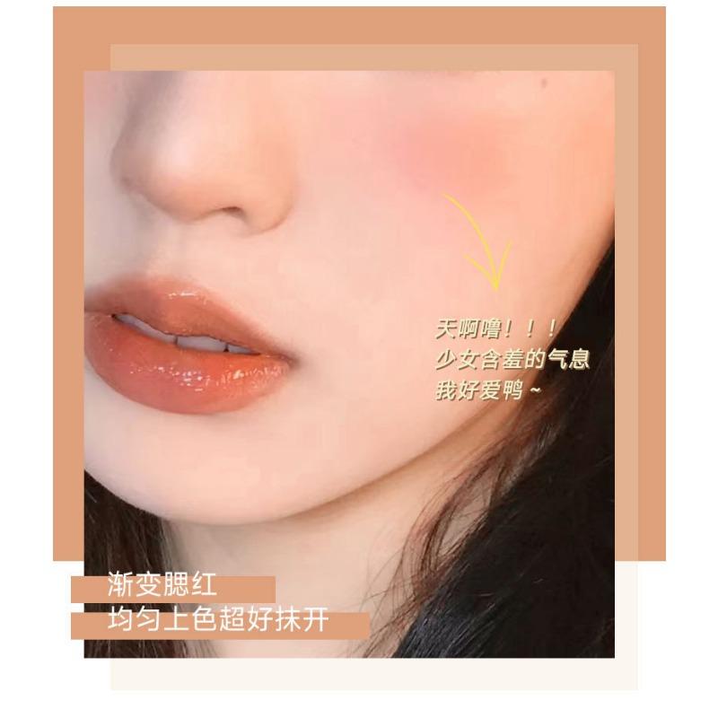 Natural Gradient Blush Powder Matte Shimmer Daily Face Makeup For Women