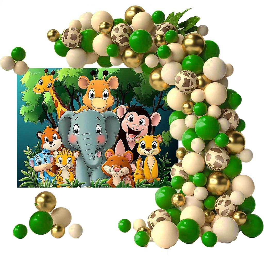 Kindergeburtstags-Ballon-Set Feiertagsparty-Szenenarrangement Dekoratives Band Stoffset Jungen und Mädchen Geburtstag