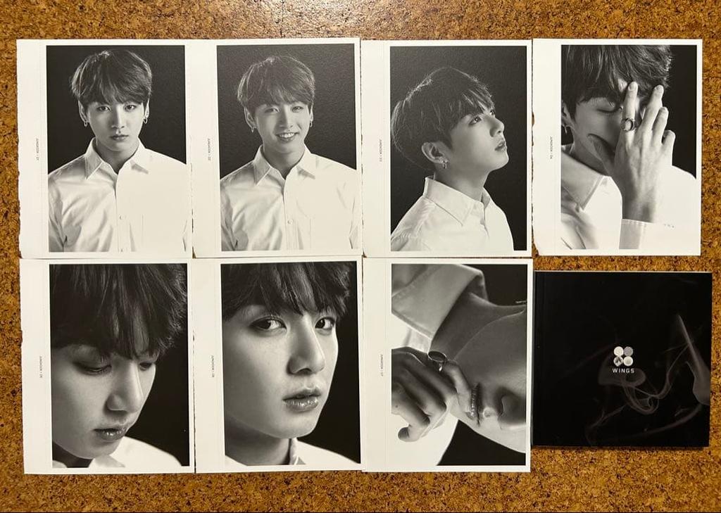 [USED] BTS Jungkook wings CD G ver. face photo collection