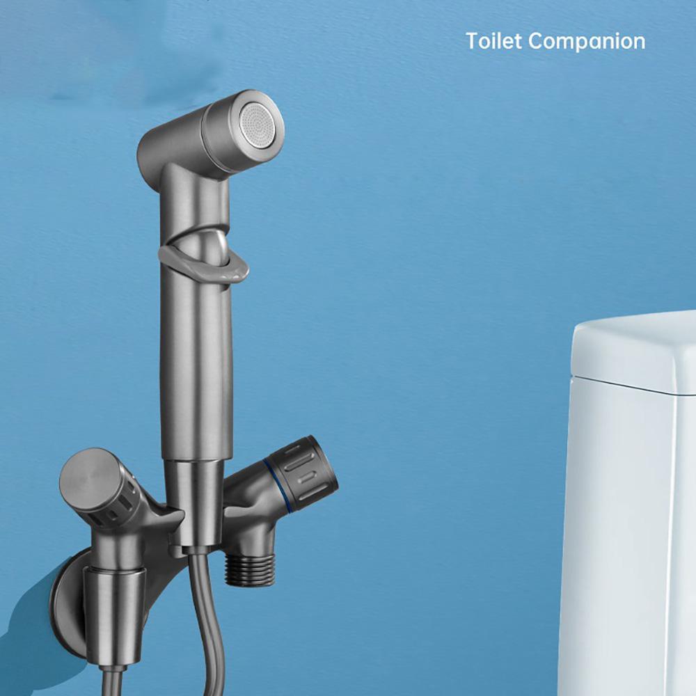 

Tianview Ванная комната Леди Шайба Биде Латунный Смеситель Туалет-компаньон Набор пистолетов-распылителей Балкон Стиральная машина для ванной комнаты Пистолет-распылитель серый