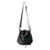 Bag Women's Bag Drawstring Folded Shoulder Crossbody Bag Large Capacity Casual Versatile Lightweight Portable Nylon Bucket Bag Women's