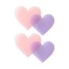 Full Lift Hair Clip, Heart Shape (4 Pieces)