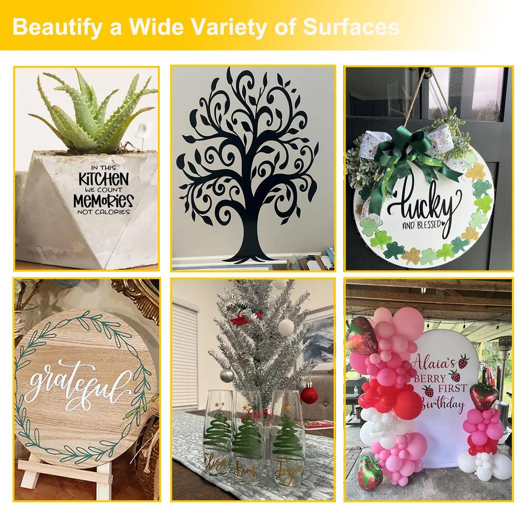 1-5roll Glossy Adhesive Vinyl Craft Cut Film for Outdoor Decor Sticker Cutter Car Wall Lettering Film DIY 30cm X 100cm