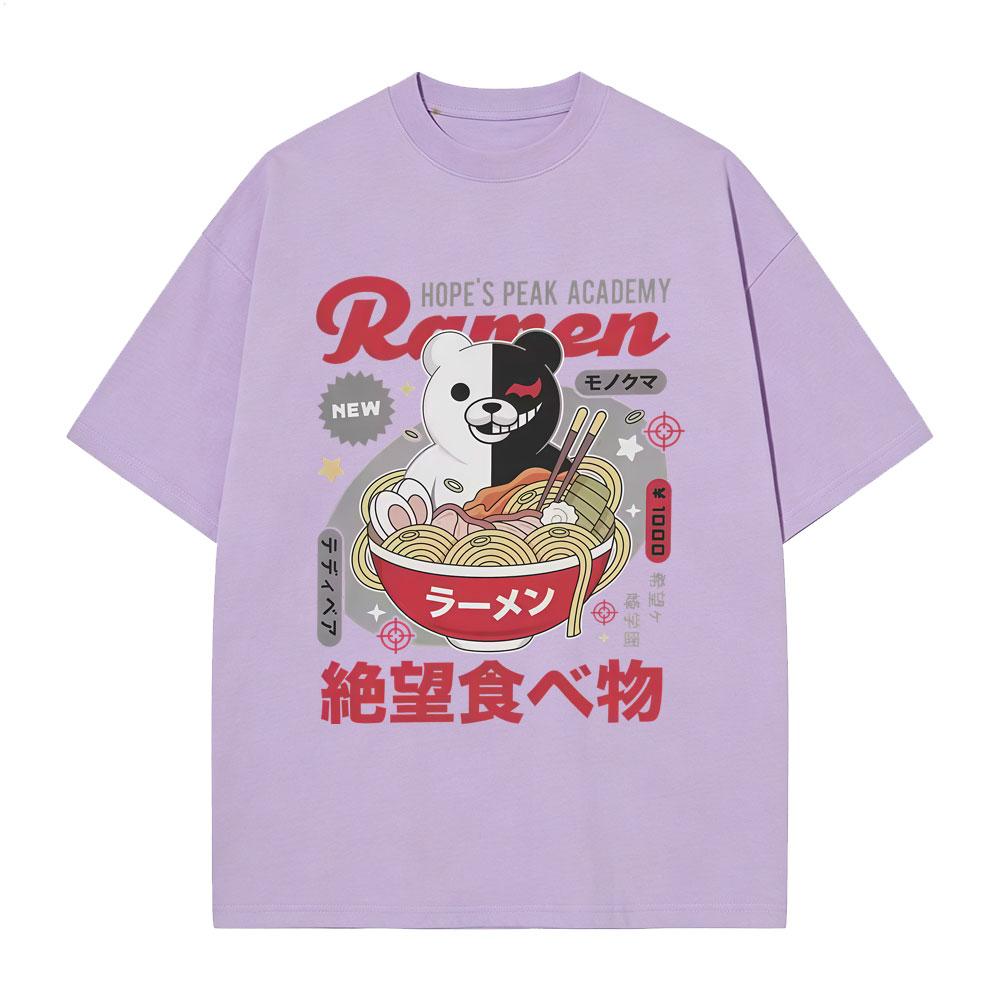 Anime Hopes Peaks Academy Danganronpa Eat RaUnisex Graphic Tshirt Unisex Women Funny Vintage Japanese Style T Shirts Cotton Tshirts