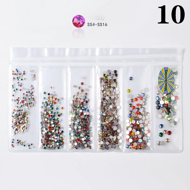 6 Grid Dental Rhinestones Tooth Rhinestones Teeth Jewelry Teeth Whitening Teeth Decoration Dental Crystal