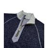 Men Slim Fit Long Sleeve Henley Zip Up Pullover Casual Daily Sweatshirt