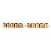 5 Stück Billard Snooker Kupfer-Ferrule Messing Snooker Pool Queue Reparaturwerkzeug Zubehör 9mm 10mm