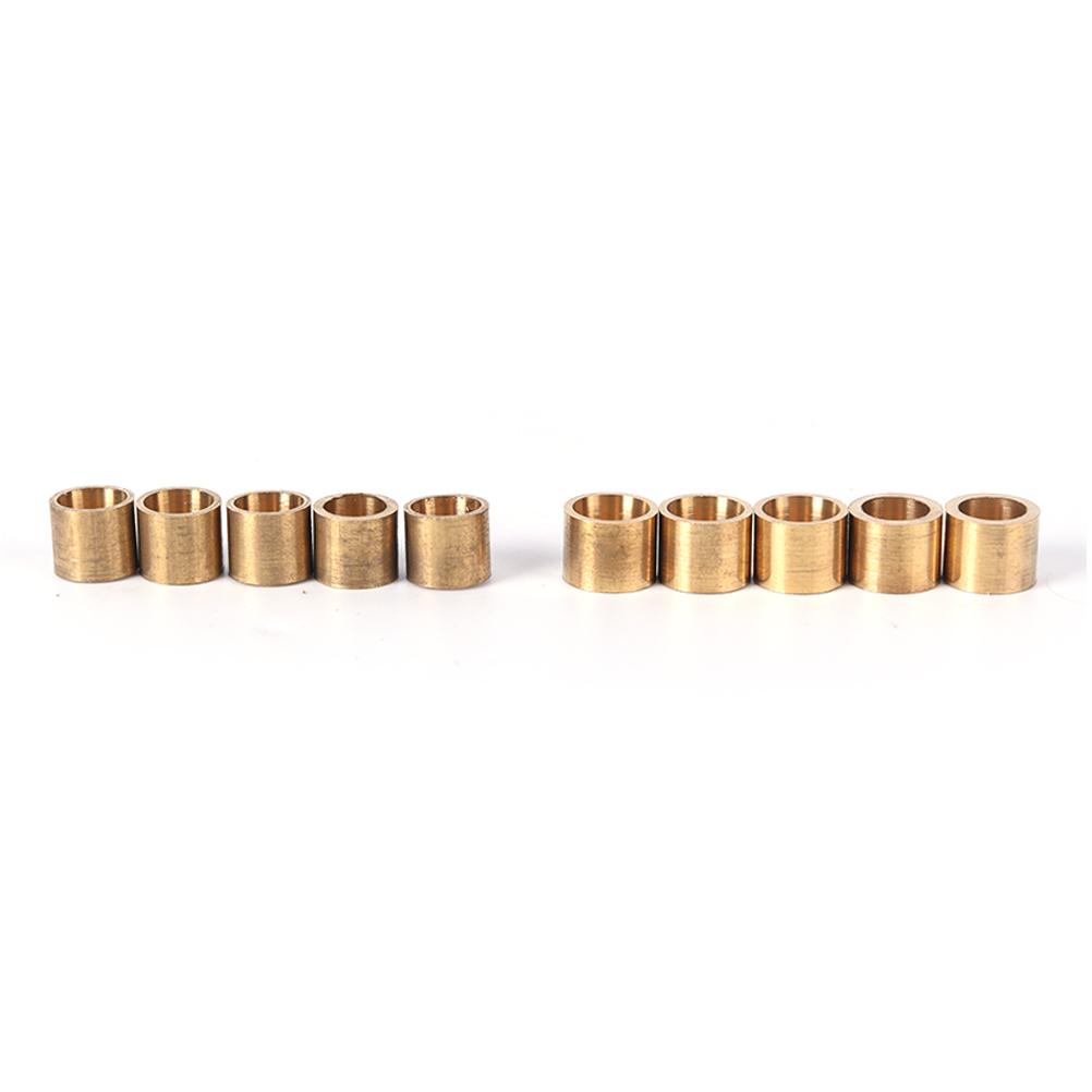 5 Stück Billard Snooker Kupfer-Ferrule Messing Snooker Pool Queue Reparaturwerkzeug Zubehör 9mm 10mm