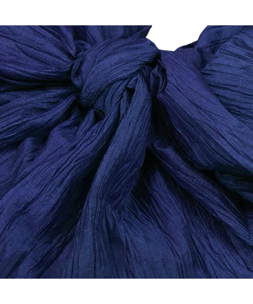 KYOETSU Wrinkled Obi Size for Girls Children's Belt, 34, (Navy, 10)