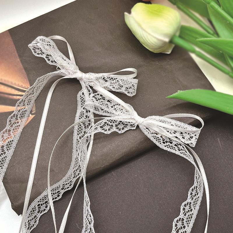 Sweet Fairy Lace Bow Duckbill Hairpin for Girls