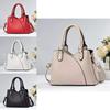 Stylish Multi Layer Mom Bag Large Capacity Pu Tote For Women In Chic Black Beige Wine Red
