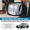 Car Wide Angle Heated Rearview Mirror Lens For Subaru Forester Outback Impreza XV - Replace Mirrored Glass