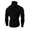 Men Solid Black Gray Hoodie Long Sleeve Hooded Sweatshirt for Man Sports Fitness Gym Running Casual Pullover Tops