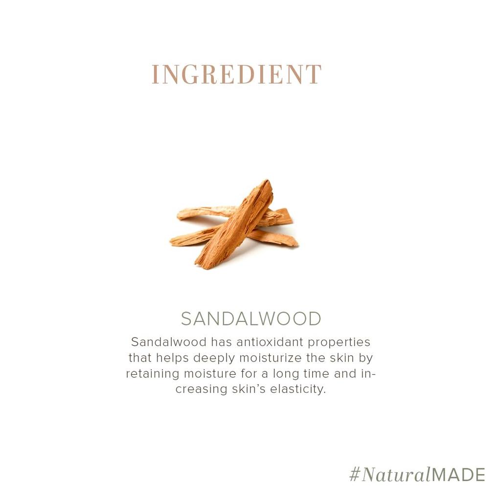 Khadi Natural Sandalwood Handmade Bath Soap For Hydrated Glowing Skin All Skin Types 125 g x Pack Of 4 Moisturizing Bar