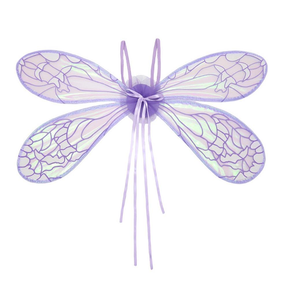 Costum de Halloween Aripi de Zână Sclipitoare Femei Fete Prințesă Aripă de Înger Aripi de Libelulă Elf pentru Cosplay, Petrecere, Dress Up