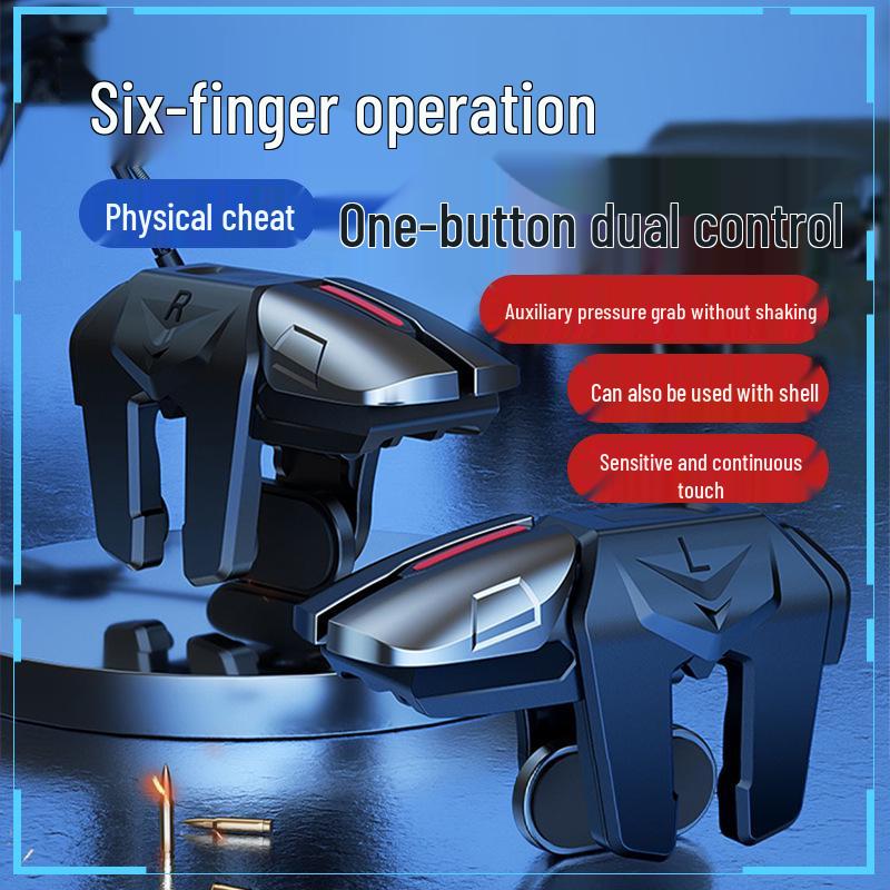 Six-Finger Auto-Clicker Game Controller G21G22 for Chicken Dinner