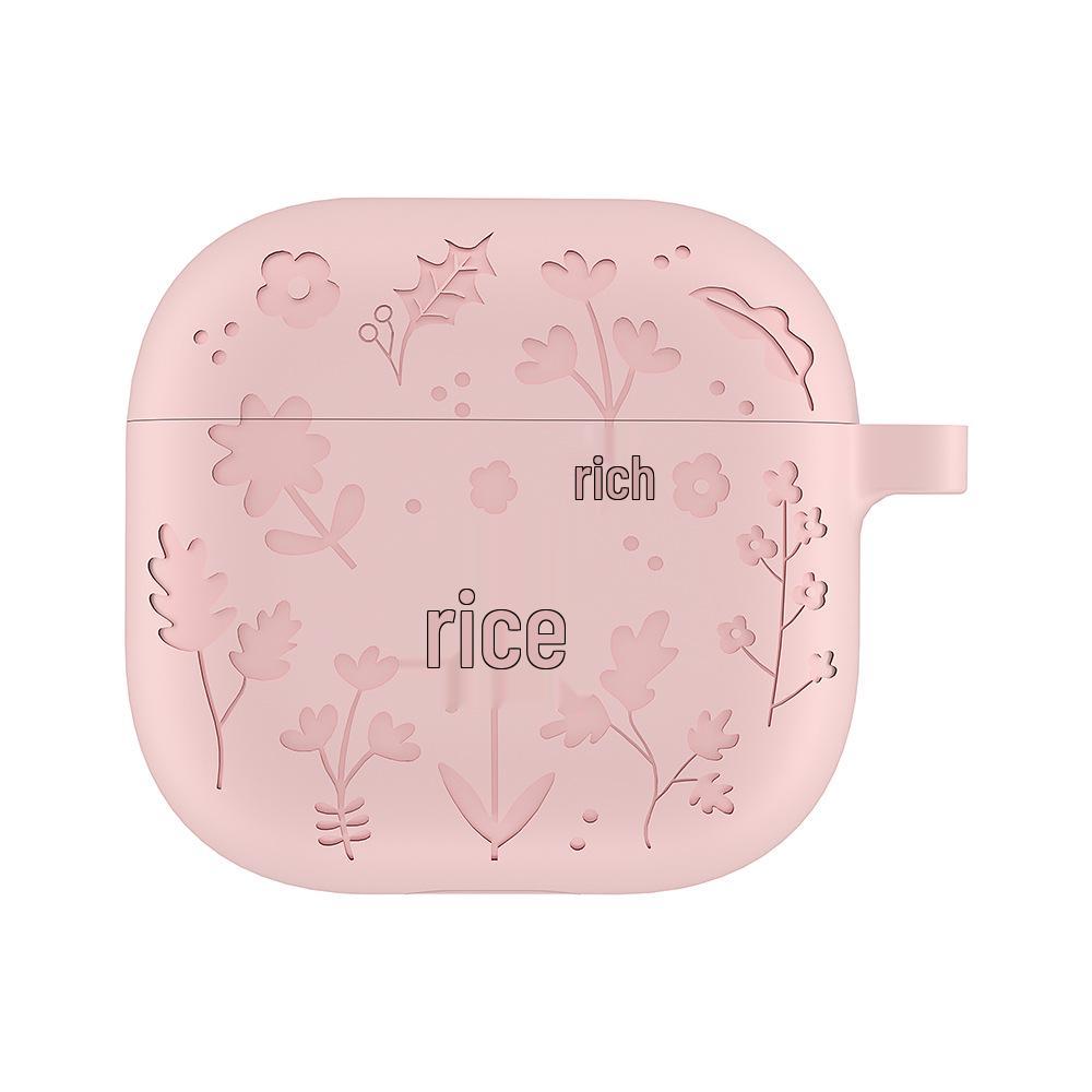 Solid Color Silicone Protective Cover for Apple AirPods 4th Gen