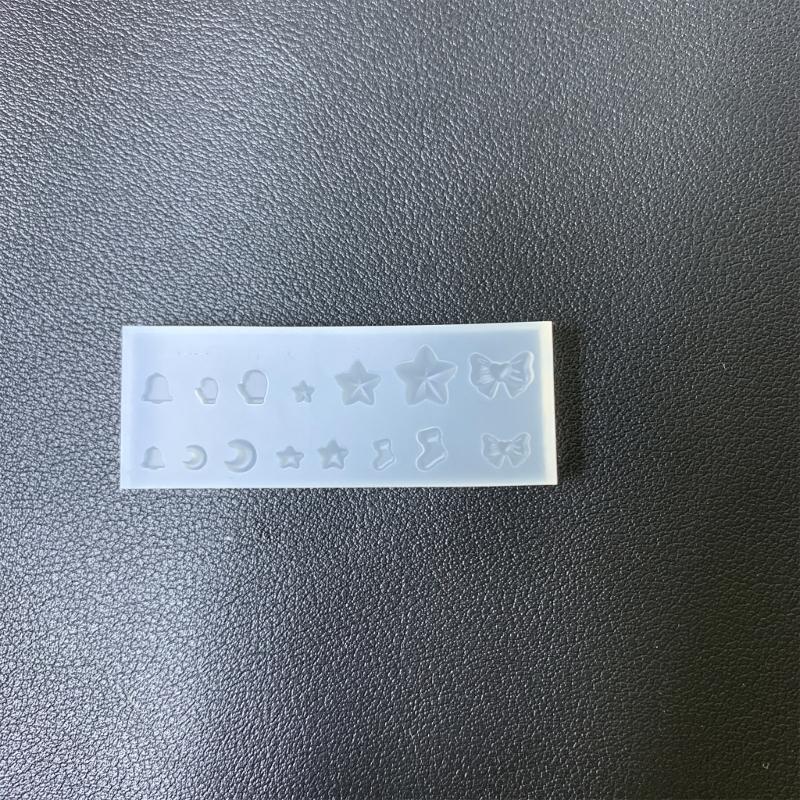 Food Grade Silicone Star Shape Mold for Bowknot Moon Shape Resin Art Charm Handmade Decorations Crafts Projects