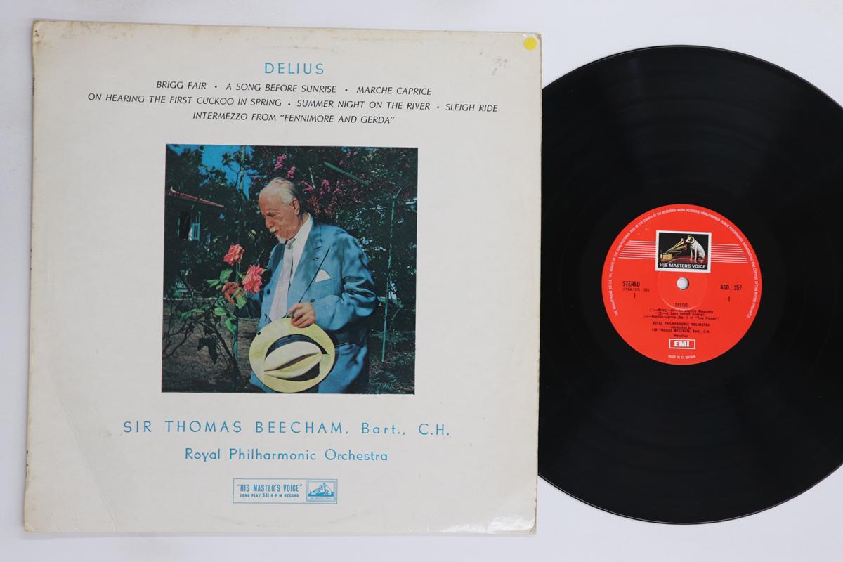

LP Record SIR THOMAS BEECHAM, ROYAL PHILHARMO - Delius Brigg Fair / On Hearing The ASD357 HMV UK Classical Used