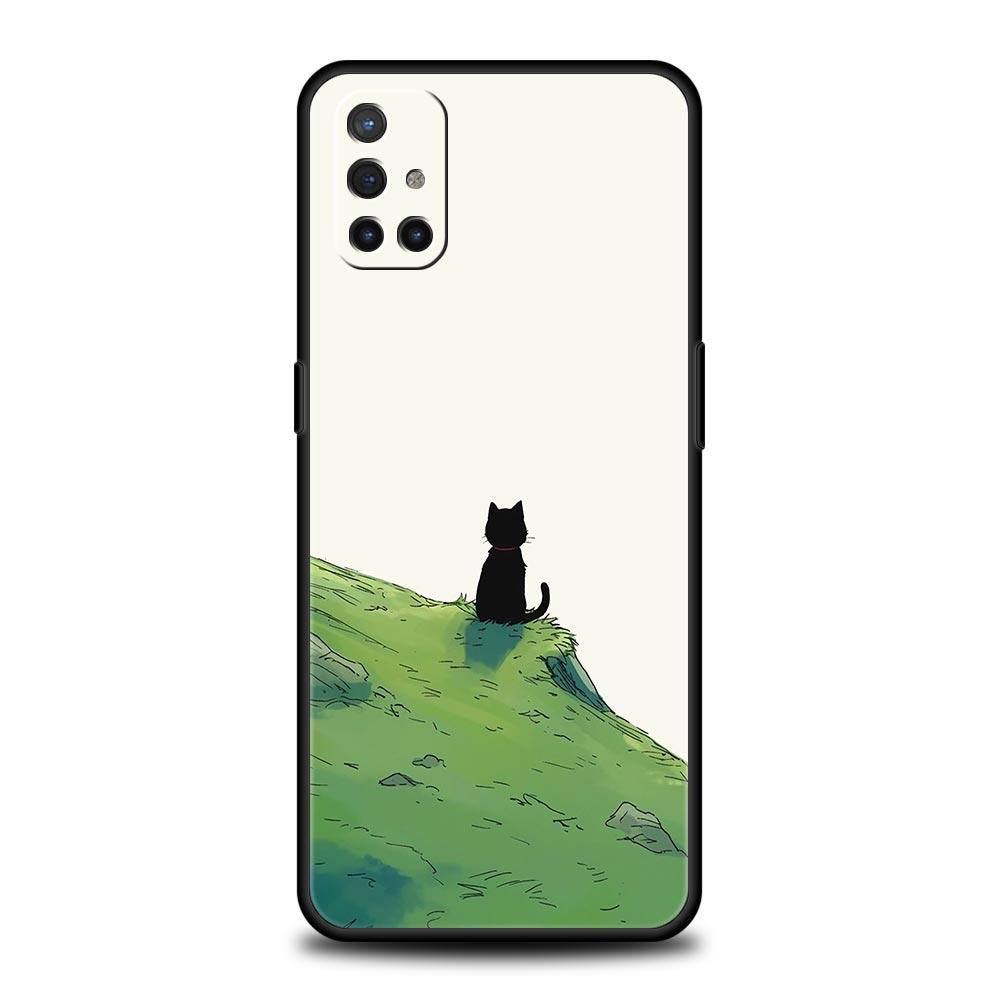 Cute Cat Phone Case For OnePlus 13 12 11 10 9 8 7T Pro 13R 12R 10R 9RT 8T Nord N200 N30 2T CE 2 3 5G Lite Soft Cover