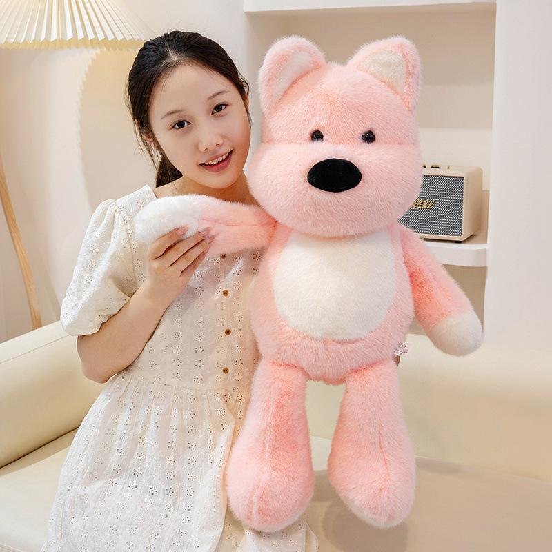 Soft West Highland Doll Plush Toy Big Dog Doll Girl Sleeping Companion Soothing Ragdoll Doll
