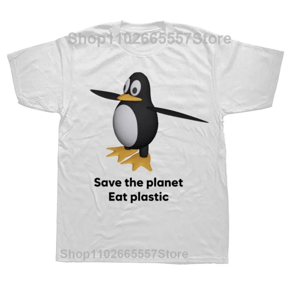I Did the Math the Answer Is Penguin Funny Penguin Lover Graphics Unisexs T Shirt Fashion Casual Oversized Short Sleeve Tshirts