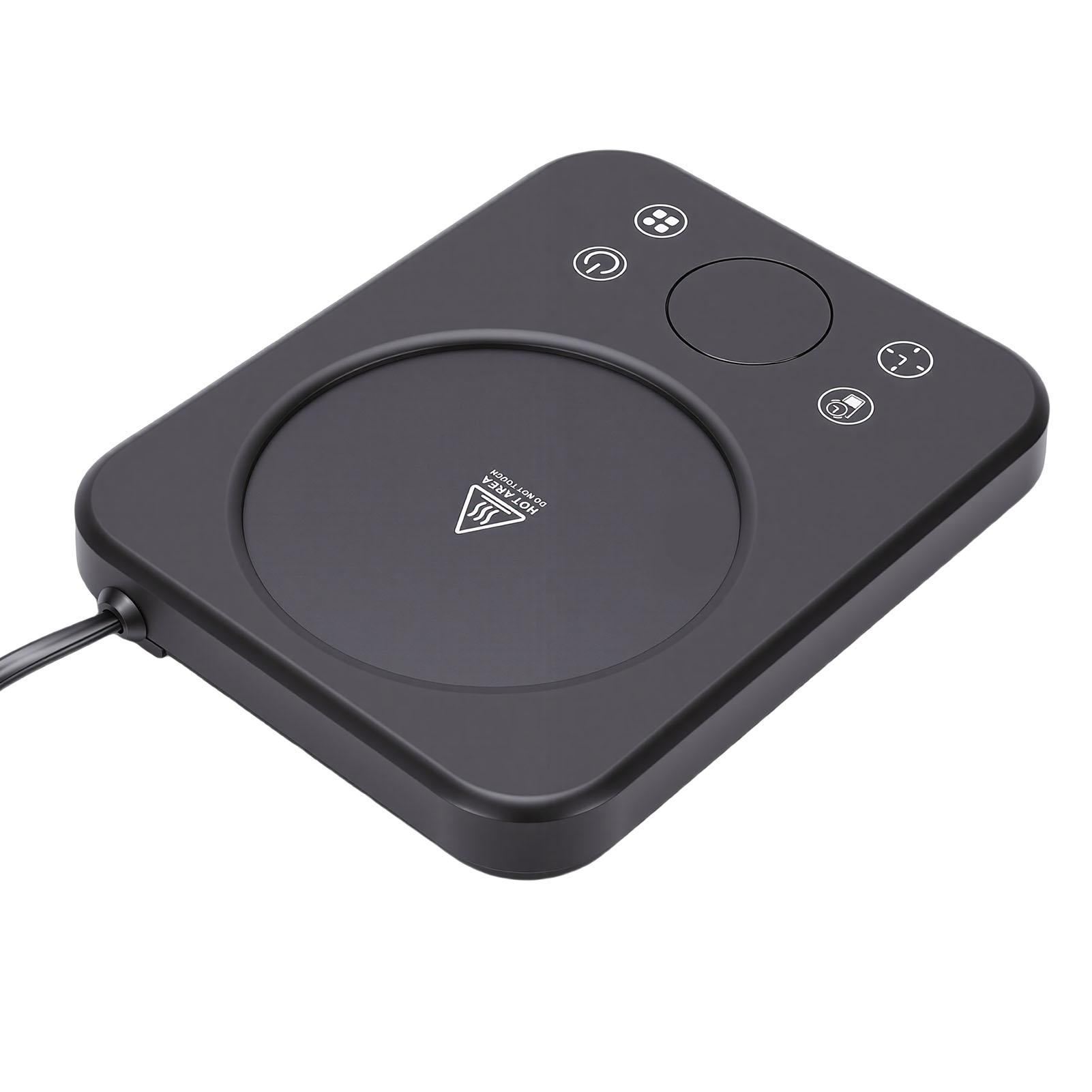 

Подогреватель кружки 36 Вт 9 режимов температуры 12-часовой таймер Автоматическое отключение Электрический подогреватель напитков, чая, воды, молока