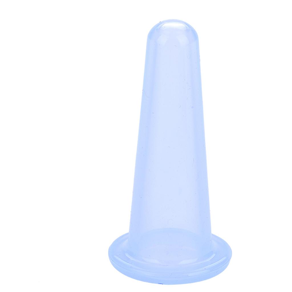 4pcs/set Silicone Vacuum Body Helper Anti Cellulite r Cups Cupping (Blue)